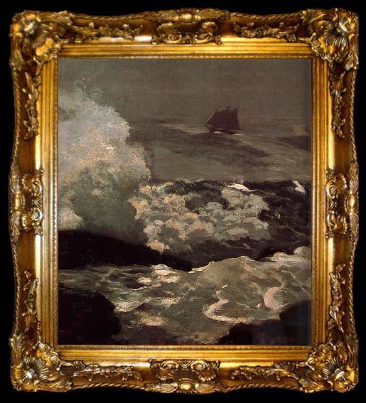 framed  Winslow Homer Leeward Coast, ta009-2